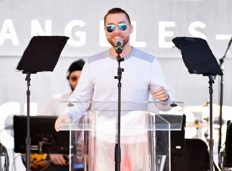 Lance Bass, 2019 Women's March